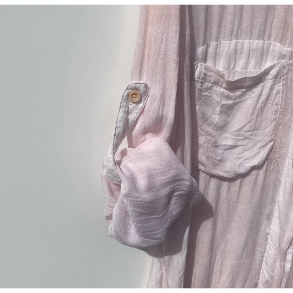 Cloth & Stone Blush Button-Down Blouse - Picture 3 of 6